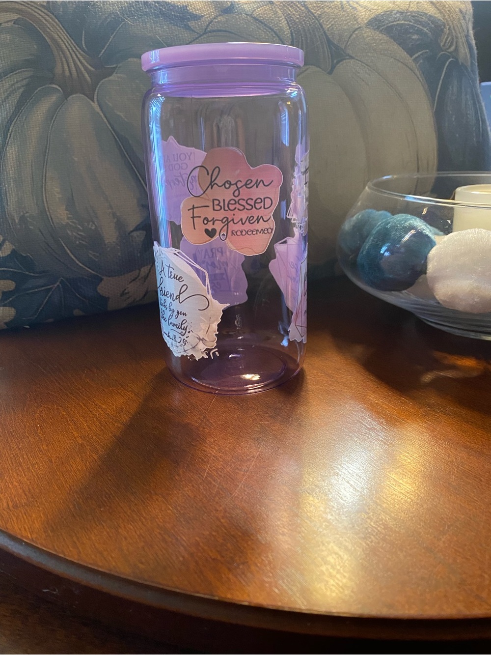 Tumbler 16oz Customized with Christian Messages